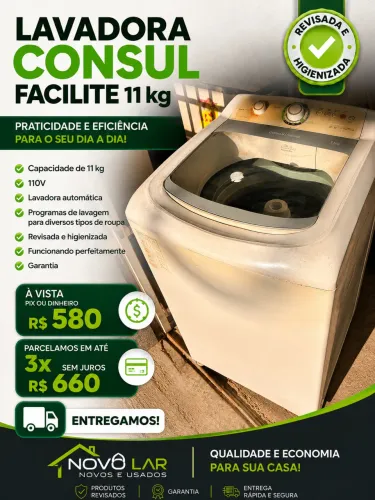 Lavadora de roupas Consul Facilite 11Kg 