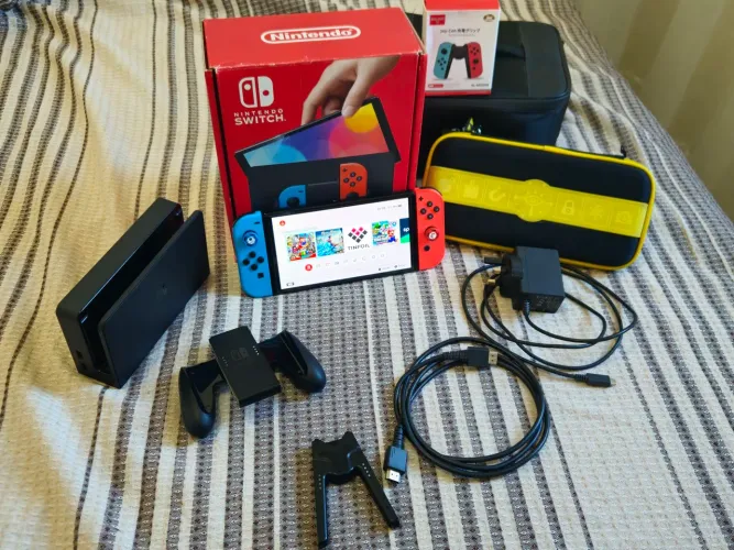 Nintendo Switch OLED - sd 400gb - Desbloqueado