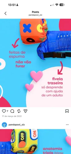 Vendo uma boia infantil da panda pool  R$80,00