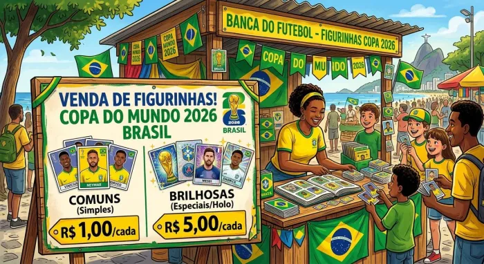 Vendo ou troco figurinhas da Copa do mundo 2026