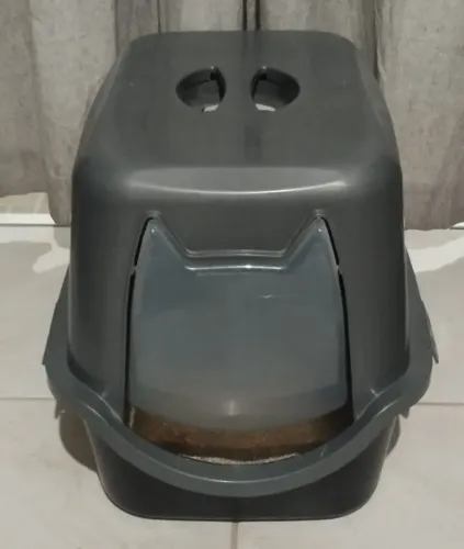 Casinha e banheiro para pet (gato)