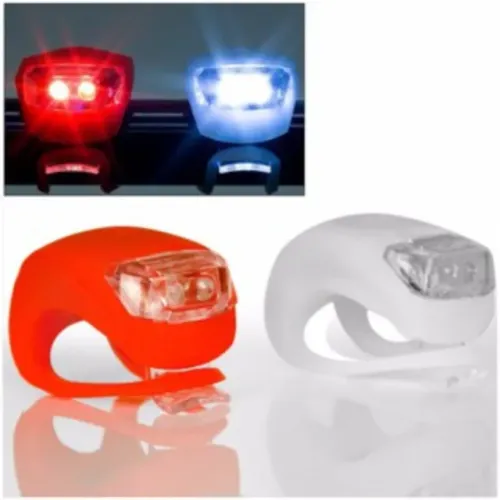 Kit 2 Luz De Iluminação Led Bike Uso Noturno _ ES84