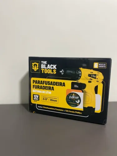 ? PARAFUSADEIRA/FURADEIRA 12V THE BLACK TOOLS ? NOVA