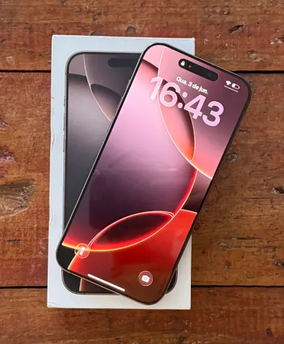 iPhone 16 Pro Max 256GB | Bateria 100% | Garantia Apple + BRINDES