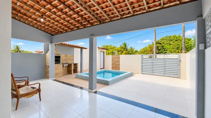 Casa p temporada em lucena c piscinao