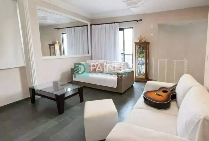Cobertura residencial à venda em Santos (Campo Grande) 175 m², financiamento e permuta