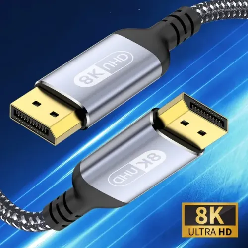 Cabo DisplayPort 4K 144hz Versão 1.4