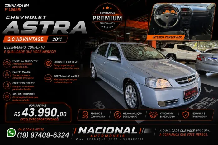 Chevrolet Astra Advantage 2.0 MPFI 8V Flexpower 5P 2011