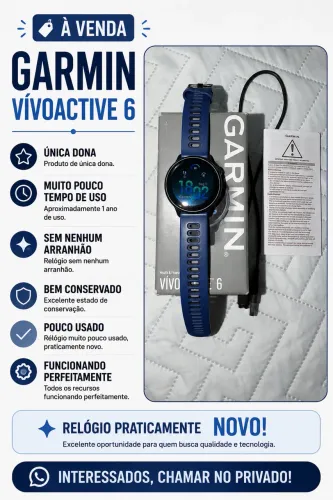 Relógio Garmin vívoactive 6 