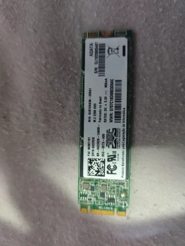 SSD Sata M2 256GB Lexar/Adata com windows 11 instalado.