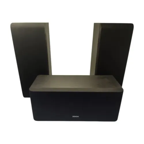 Caixas Frontais E Central Denon Sc-f391 Sc-c391 60w 6 Ohms