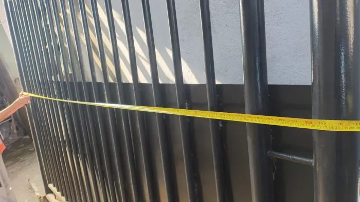 Portão de ferro para garagem 