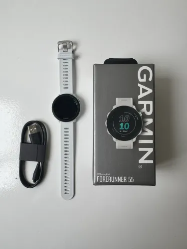 Relógio Garmin Forerunner 55 - cor BRANCO NOVO