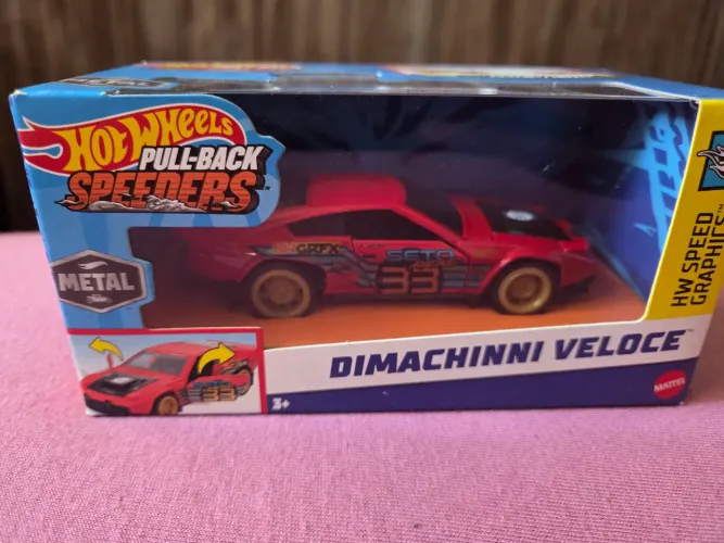 Hot wheels pull-back Dimachinni veloce