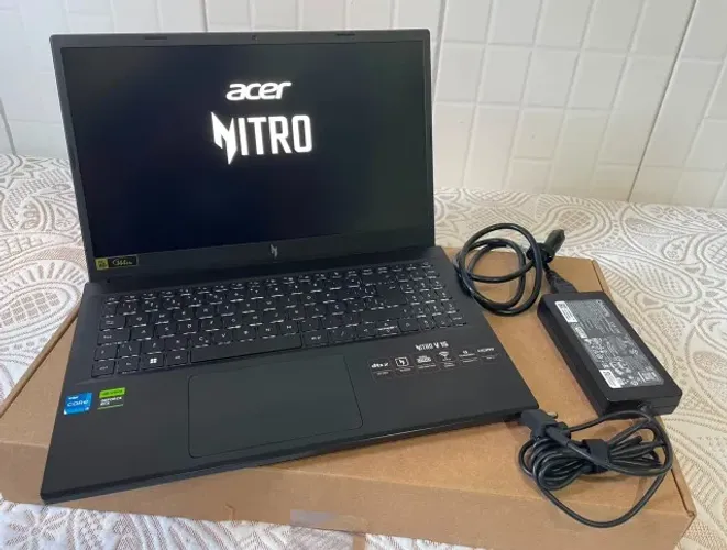 Notebook Gamer Acer Nitro V15 - 16gb Ram e RTX 3050 (Com Garantia)