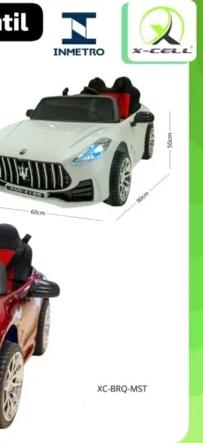 Carro Elétrico infantil com possibilidade de controle dos pais