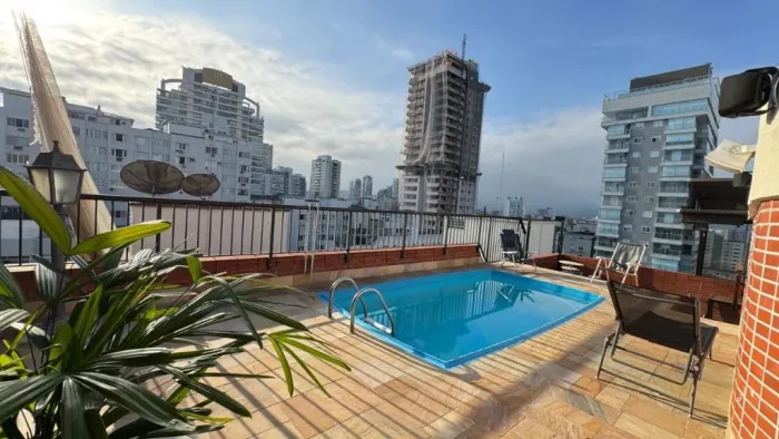 Cobertura com 3 dormitórios à venda, 212 m² por R$ 4.490.000,00 - Aparecida - Santos/SP