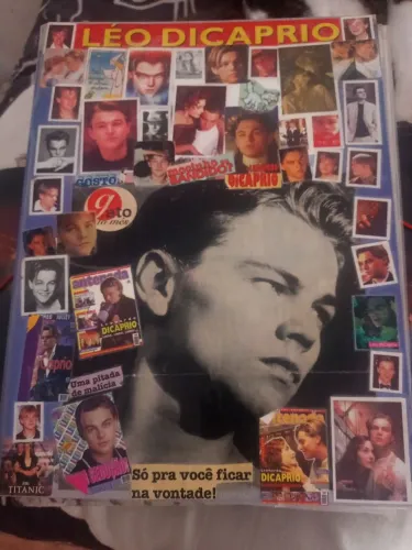 Fichário com fotos Leonardo DiCaprio