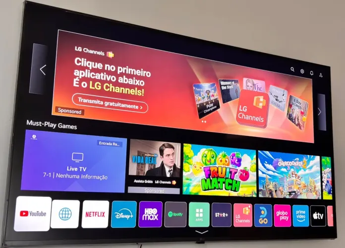telão smart tv lg 50 4k impecável. aceito cartão faço entrega