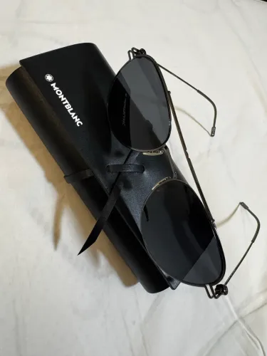 Óculos de Sol Montblanc MB0001S-006 Original - Impecável, Sem Marcas de Uso
