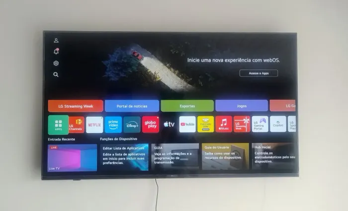 Smart TV LG 4K de 55 polegadas 2025