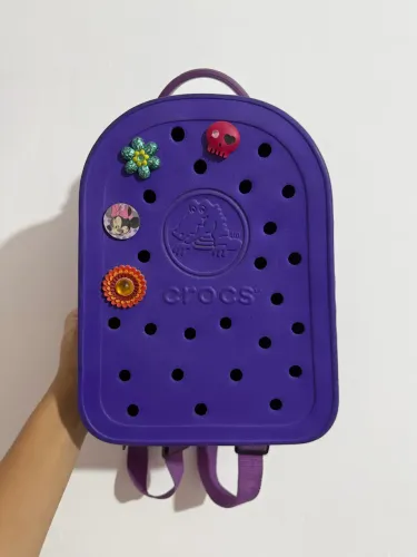 mochila infantil crocs vintage