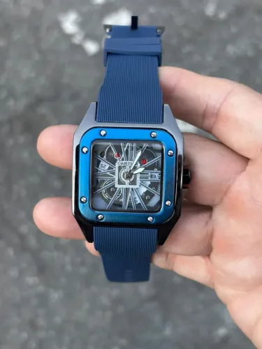 Relógio Quadrado Masculino Tamanho 43mm Envio Rápido