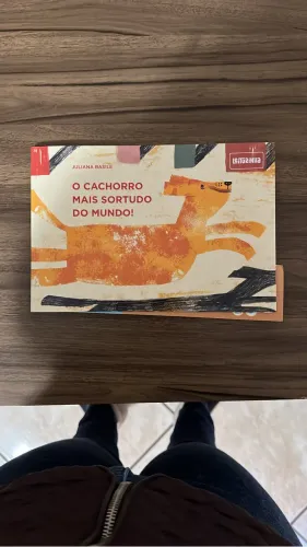 Livro infantil O cachorro mais sortudo do mundo