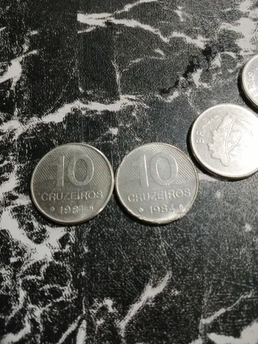 Moedas antigas cruzeiros