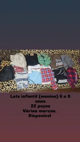 Lote roupas infantil Menino 