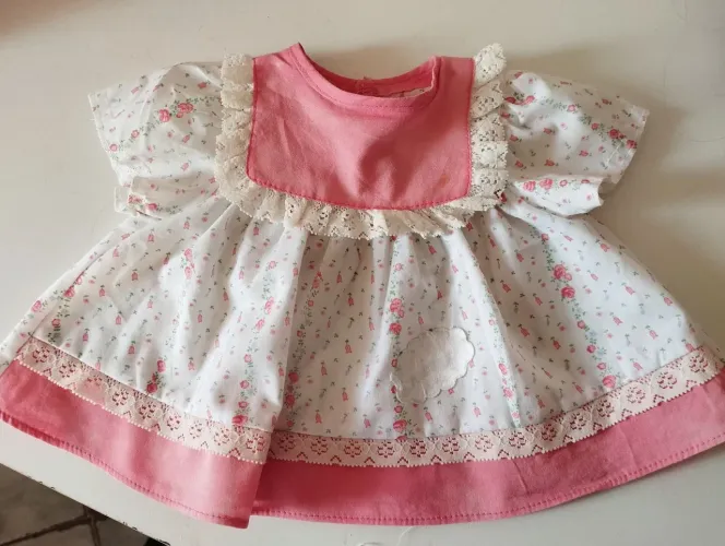 Vestido boneca estrela 