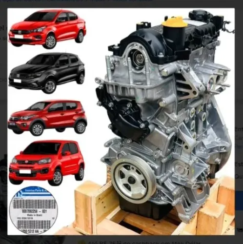 Motor fiat fly 1.0 3cc 6v argo cronos moby 