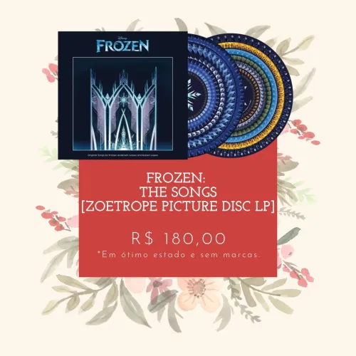 VINIL FROZEN: THE SONGS (ZOETROPE PICTURE)