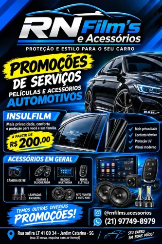Promoção Insulfilm e Acessórios