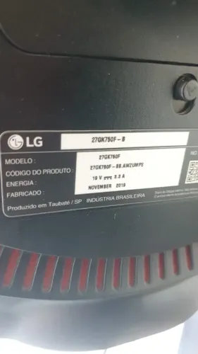 Monitor gamer 27 polegadas lg novo