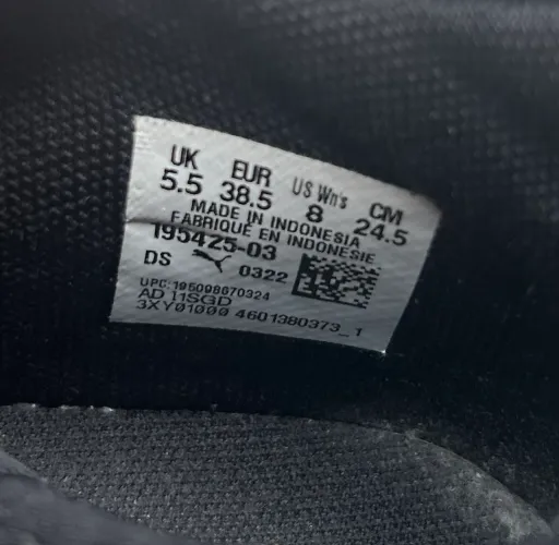 Tênis PUMA 36, preto conforto e qualidade. Feminino