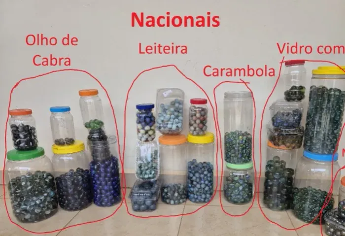 Coleção Bolinha de Gude Fubeca Burica Burquinha