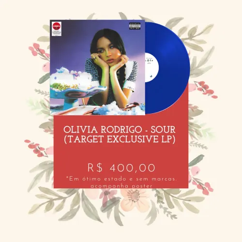 VINIL OLIVIA RODRIGO - SOUR (TARGET EXCLUSIVE)