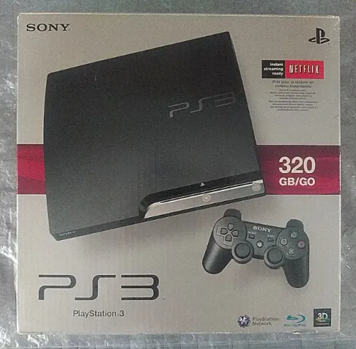 Caixa Original Ps3 + Berço + Panfleto