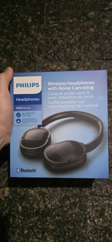 [LACRADO] Philips Headphone Bluetooth ANC TAH6506BK/00