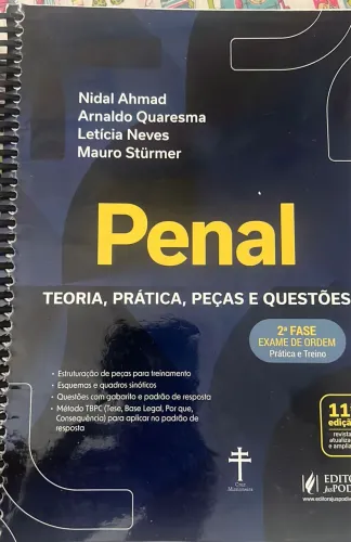Livro ceisc penal 2° fase OAB teoria, prática, peças e questões 