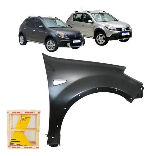 Paralama Sandero Stepway 2008 2009 2010 2011 2012 13 Direito