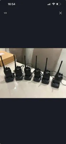 RÁDIO WALKIE TALKIE MOTOROLA 6 RÁDIOS