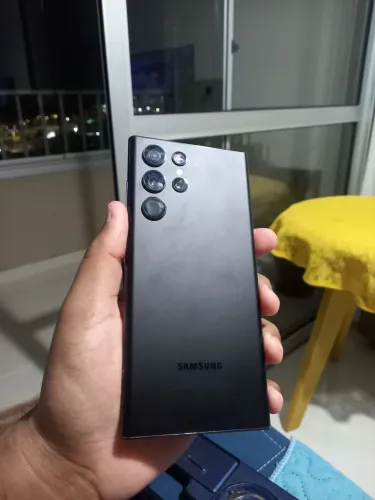 S22 Ultra, 12 de RAM, 256 gigas, leia o anúncio