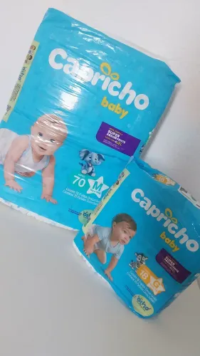 Fralda descartável Capricho