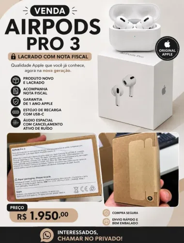 Air Pod 3 Pro lacrado