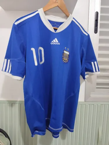 Camisa Seleção da Argentina 2010, Uniforme 2. Original. MESSI.