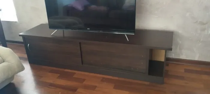 Rack para televisão 3 metros 2 portas e espaço para alto falante