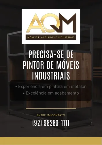 Precisa-se de pintor de móveis industriais