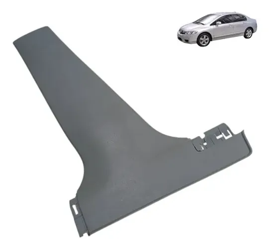 Moldura Coluna Interna Central Esquerda Honda Civic 2007 11